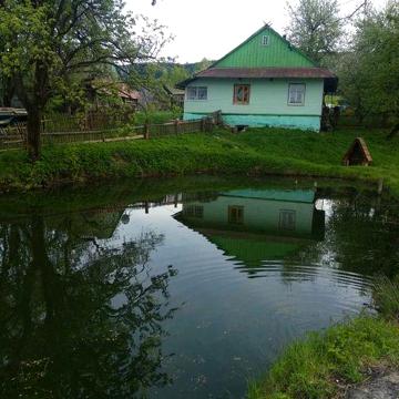 Будинок із землею в горах с.Розлуч ,Карпати,Турка,Самбір,Львів,Гори