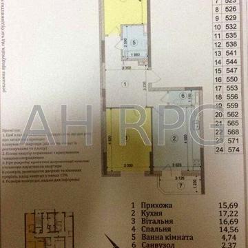 Продається 2к квартира 72.4м² в ЖК Академ парк, бул. Вернадського 24 ЖК Академ парк