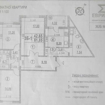 Продаю 3-х к. квартиру в ЖК Эврика. ЖК Эврика
