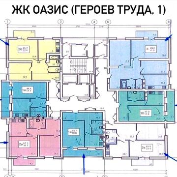 ЖК ОАЗИС, видовая 3 ком. кв-ра, ДОМ 4 СДАН! ЭКСКЛЮЗИВ! ЖК Оазис