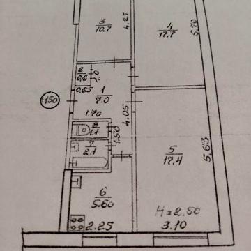 Продам трехкомнатную салтовка 656 м/н барабашова