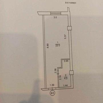Продам квартиру 26м ул. Ярославская