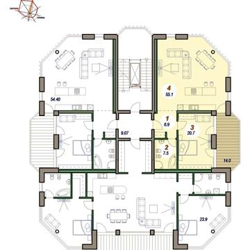 Квартира с террасой, 95м. Печерск. Клубный дом. Мичурина 19-Б. Без %