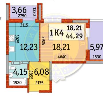 1-кімнатна видова квартира 44 м2 ЖК Отрада - ВІД ВЛАСНИКА, БЕЗ % ЖК Отрада