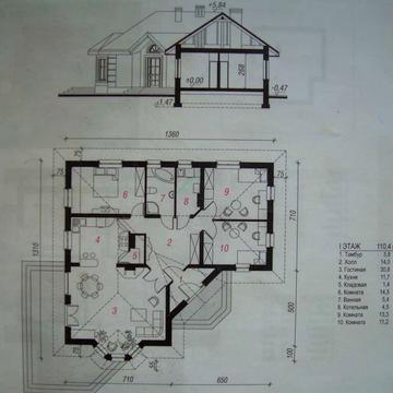 Дом 120кв.м в Обуховке.