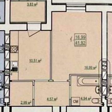 Продам 1 комн. квартиру, новострой ЖК Гидропарк, NP ЖК Гидропарк