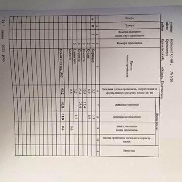 Продам 3/4 від загальної площі двокімнатної квартири в центрі міста