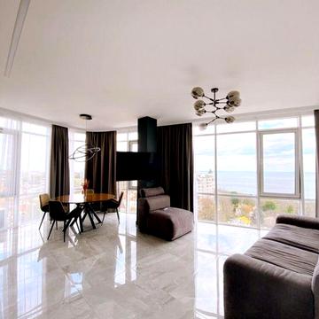 Шикарная 3к студия с панорамой моря на Французском бульваре