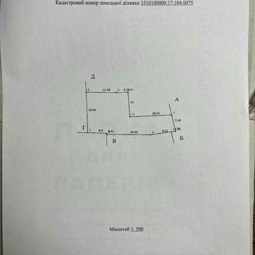 Ділянка у місті під будинок, котедж.