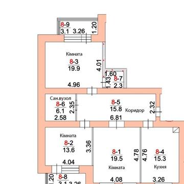 ‼️ Продаж 3к квартири 98.8 кв. м на 1 Слобідській 30/1. Новобудова ‼️ ЖК Премьєр Хаус