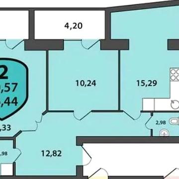 Продається двохкімнатна квартира, Виставка, ЖК Олімпійський - 6