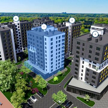 Витвицького вул. (Луначарського), (Будинок 1)