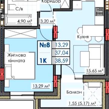 Приозерна вул., (Будинок 1)