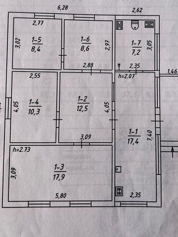 Продам будинок 82,3 м2 с.Андріївка ( Бориспільський р-н)