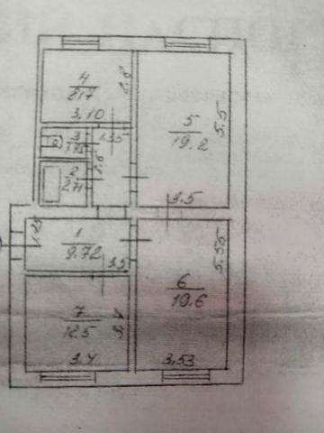 Квартира 74м.кв. Новомиколаївка