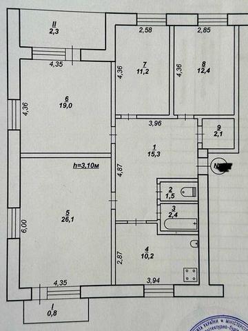 4-х поліпш планув, вул Терещенка, 31 англ будинок, 2/4