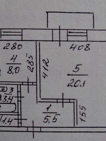 1 к. Клінчик, цегла, 5/9, 39,3 кв.м, від власника