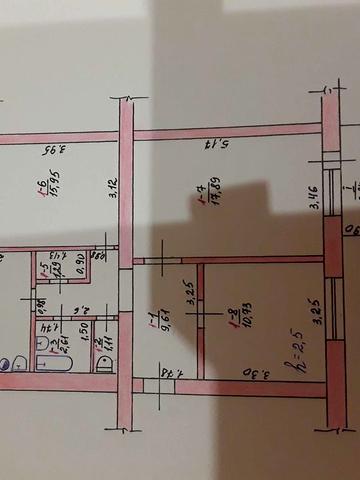 Продам 3х кімнатну квартиру в центрі Магдалинівки