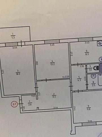 Продаж 3 кімнатна Лифаря 8а