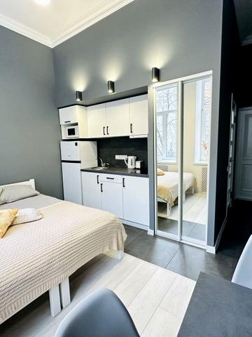 Квартира студия с современным ремонтом