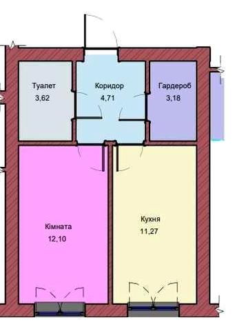 Продаж 1 кім. квартира 31 м2, ЖК Дружній Двір, с. Солонка ЖК Дружній Двір