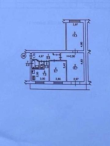 3-кімнатна квартира по вул. Флоренціі . м. Лівобережна .