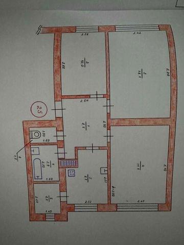 3-кімнатна квартира в БОСах