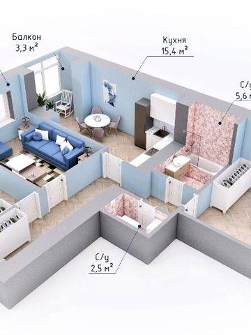 Продаж 3кк 95.1м2. ЖК Курортний. Є-Оселя. ЖК Курортний