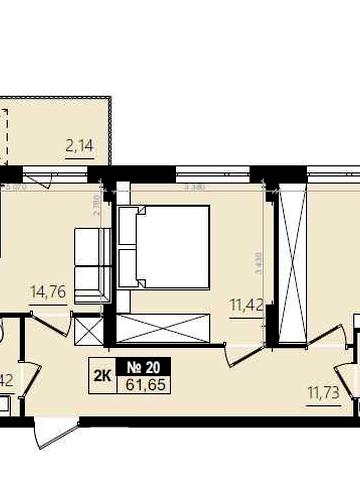 Продаж квартири 2К від Забудовника Парус у Солонці ЖК ПАРУС SOLO