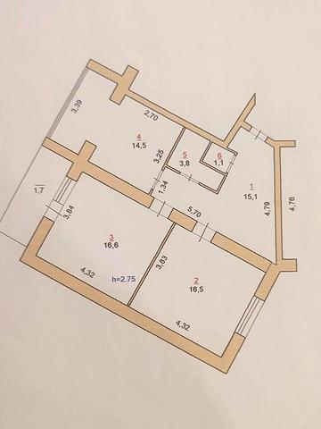 2-кімнатна квартира, ЖК Мрія (Біля нового Епіцентру) ЖК Мрія