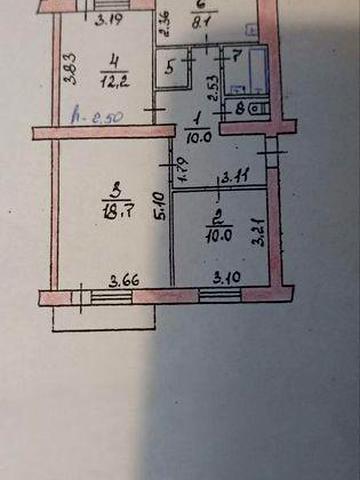 Продам 3 х комнатную квартиру по Камского, с автономным отоплением..