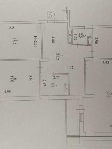Продам 3х комнатную!  Дом 2 сдан 3+ года Ж.к ПРОЛИСОК ЖК ПРОЛИСОК