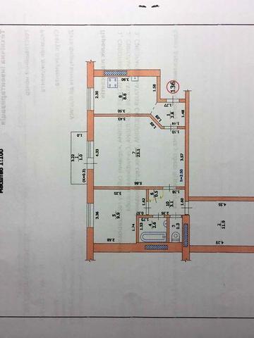 Продам 3-х комнатную кв."чешку" в центре Новомосковска ОТ СОБСТВЕННИКА
