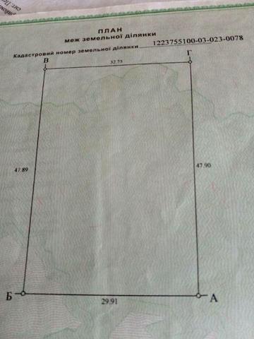 Продам земельну ділянку в Петриківці