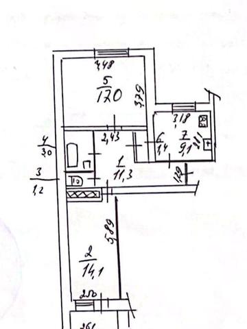 Продам 2-х кімн. квартиру від власника Лівобережний 3 р-он Каравана