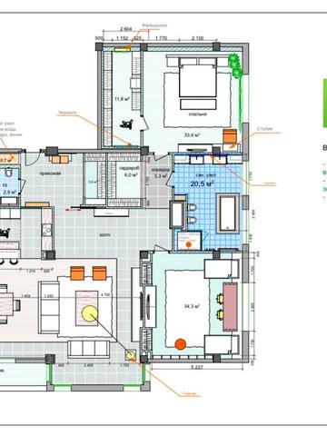 Продажа 4к квартиры 275м2 в элитном ЖК. Центр. Нагорка. Жуковского ЖК Жуковского 3г