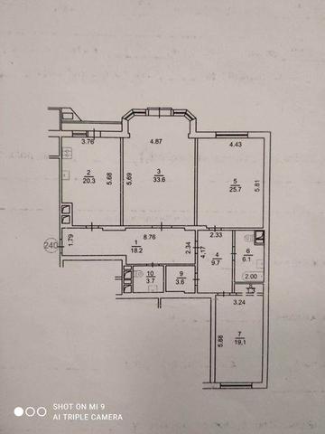 Продаж ВИДОВОЇ 3-кімн. квартири на Печерську, 14-й поверх, ЖК Творець ЖК Творець