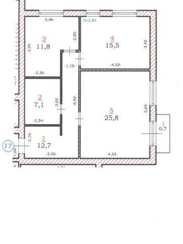 Квартира 74 м2 (Новий Світ)