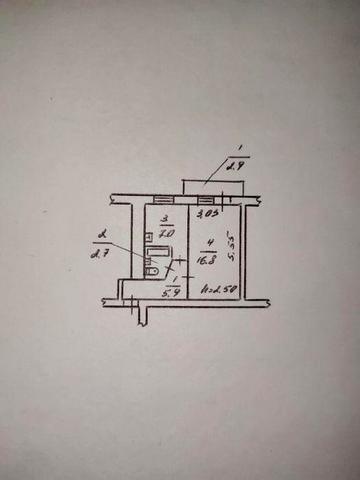 Квартира 1-но кімнатна/ ТІЛЬКИ ОБМІН