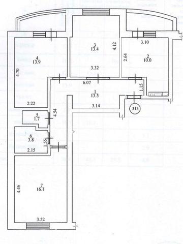 Продаж 3-к квартири у м. Бориспіль 76,4 кв.м. з ремонтом ЖК Київський шлях, 95
