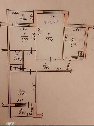 Автономне опалення Переяслав продам обміняю трикімнатну квартиру