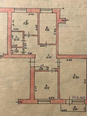 Продаж трикімнатної квартири (вул. Лісова, м. Ічня)