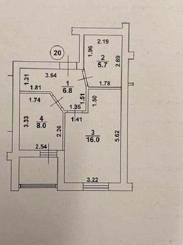 Продаж 1к Квартира вул. Лісова