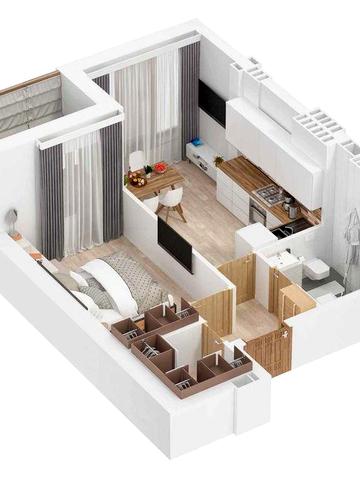 Продам 1к квартиру 35м ЖК Мариинский