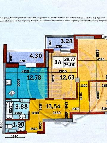 3-х кімнатна квартира в новобудові ЖК «Абрикосовий», власник ЖК Абрикосовий