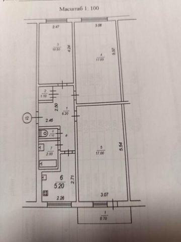 Продаж 3-кімнатної квартири в м.Павлоград