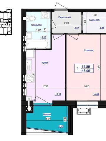 Квартира в новобудові 44кв. вул. Ріхтера ЖК Аристократ