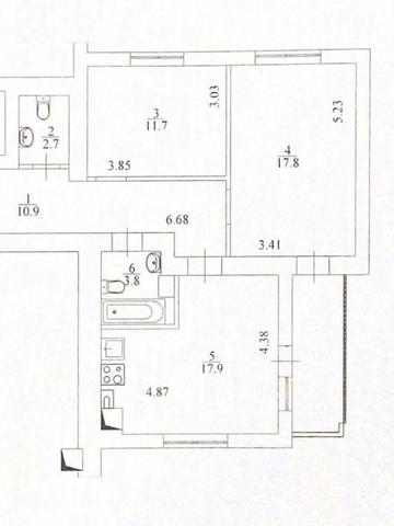 Продаж 2К квартири, 66м2, ЖК Парковий Квартал, будинок #3, власник ЖК Парковий Квартал
