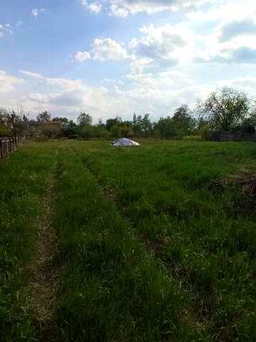 Хата з ділянкою городу біля неї