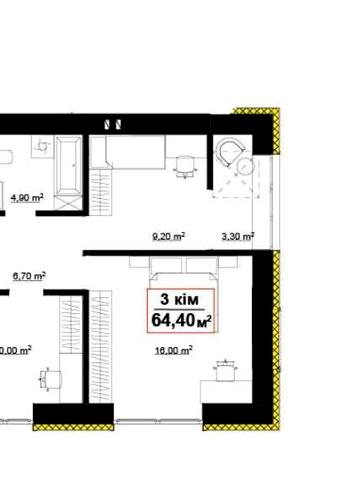 Продам трикімнатну кватиру ЖК Опришівська Слобода